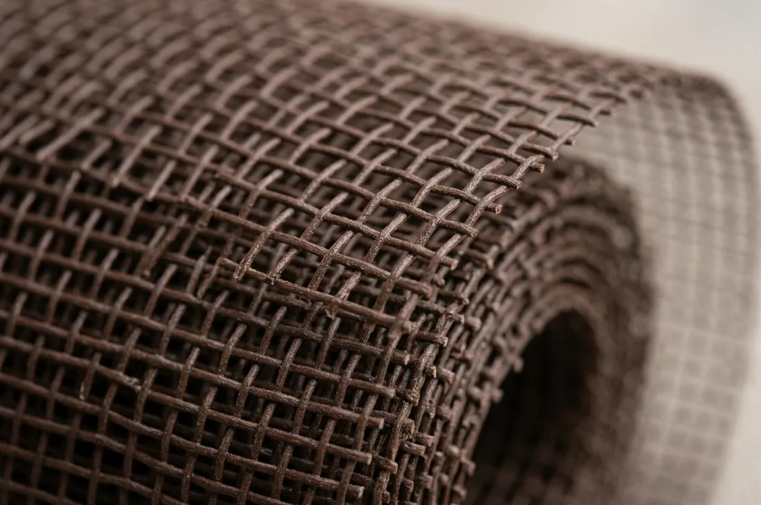 Pet-proof mesh close up