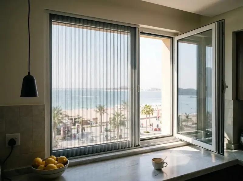 Window frame in white RAL 9016