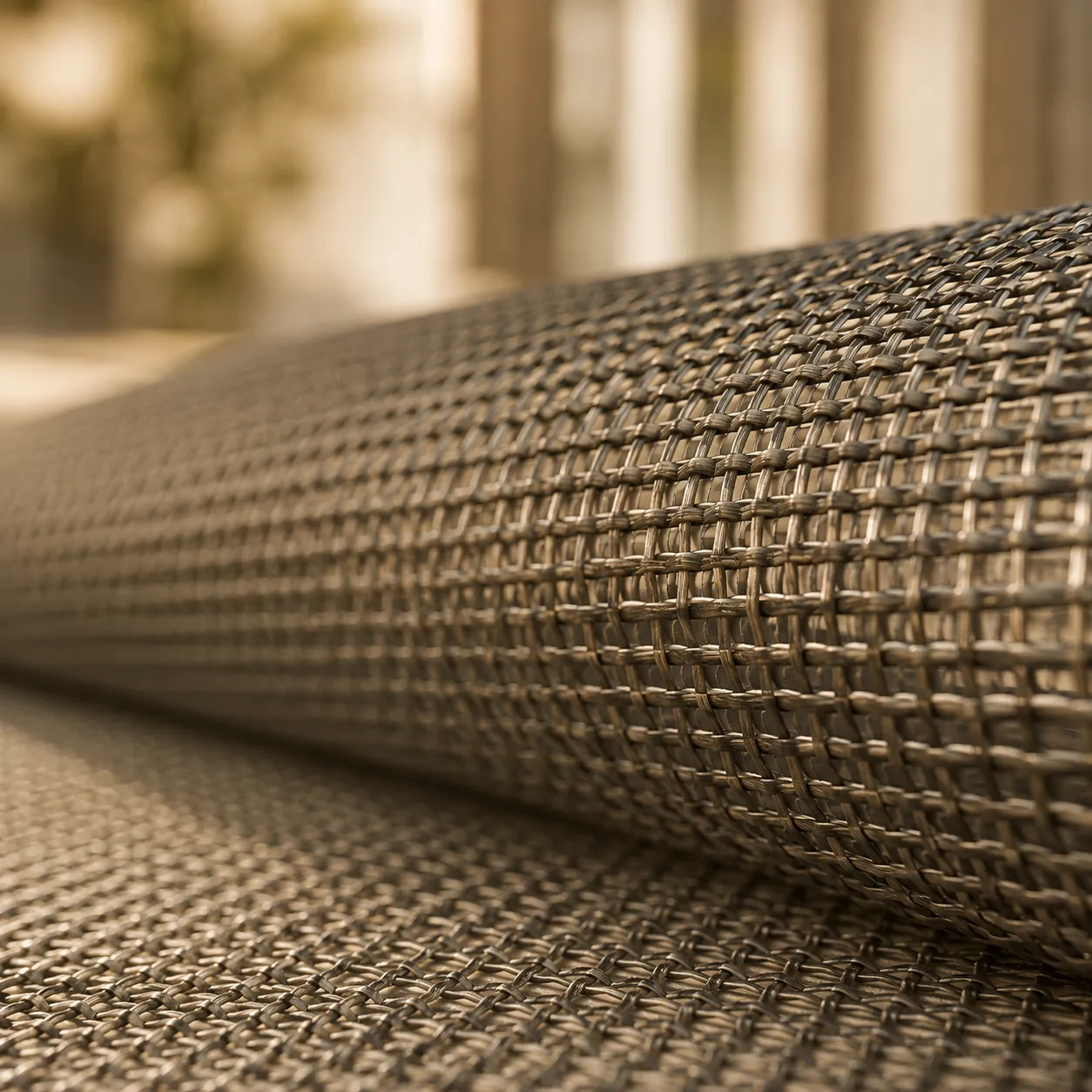 Pleated or roll-up for a terrace